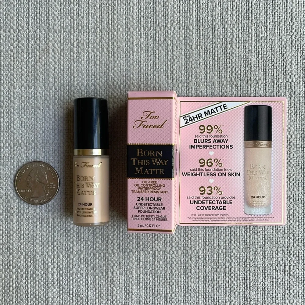 Too faced born this way matte foundation mini - Snow